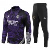 Real Madrid Dragon Trainings Sweatshirt Quarter-zip 2023-24 Purper - Kids